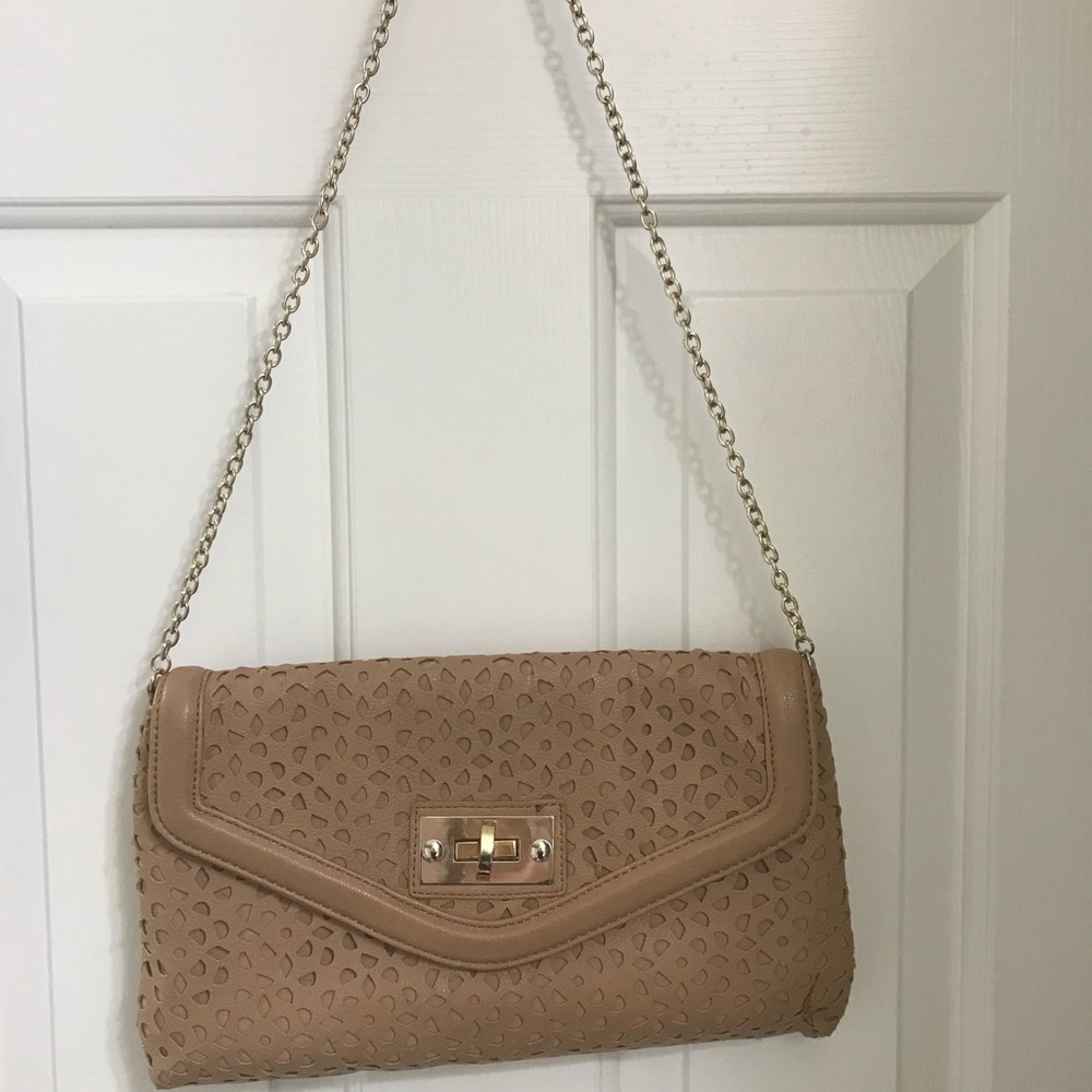 Aldo clutch with crossbody strap